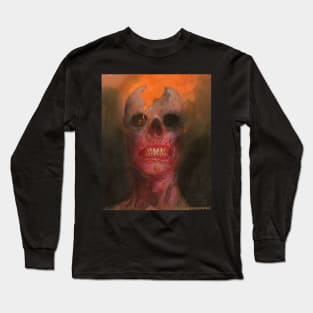 Zombie Skull Long Sleeve T-Shirt